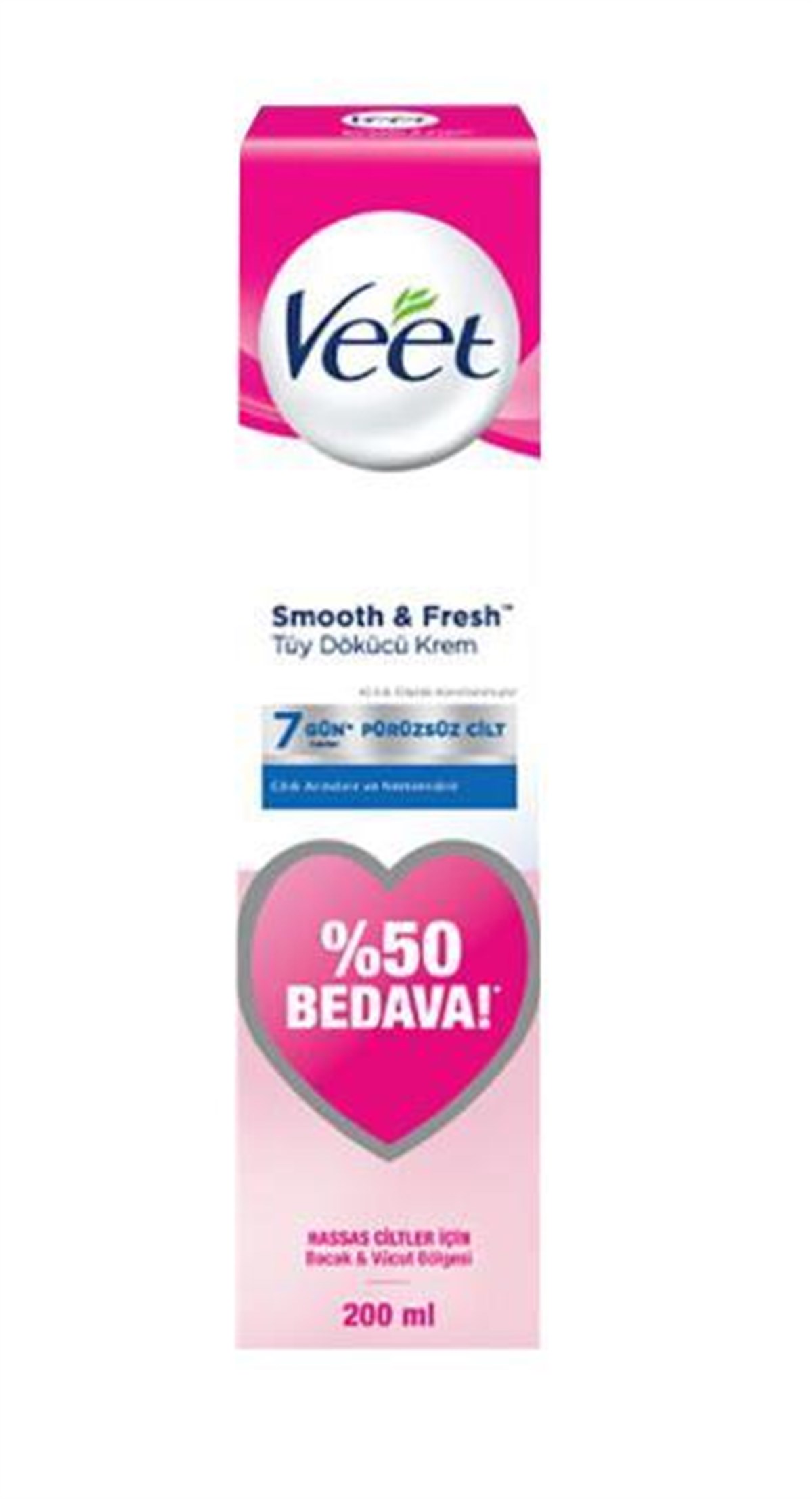 Veet Tüy Dökücü Krem Hassas Ciltler İçin 200 Ml