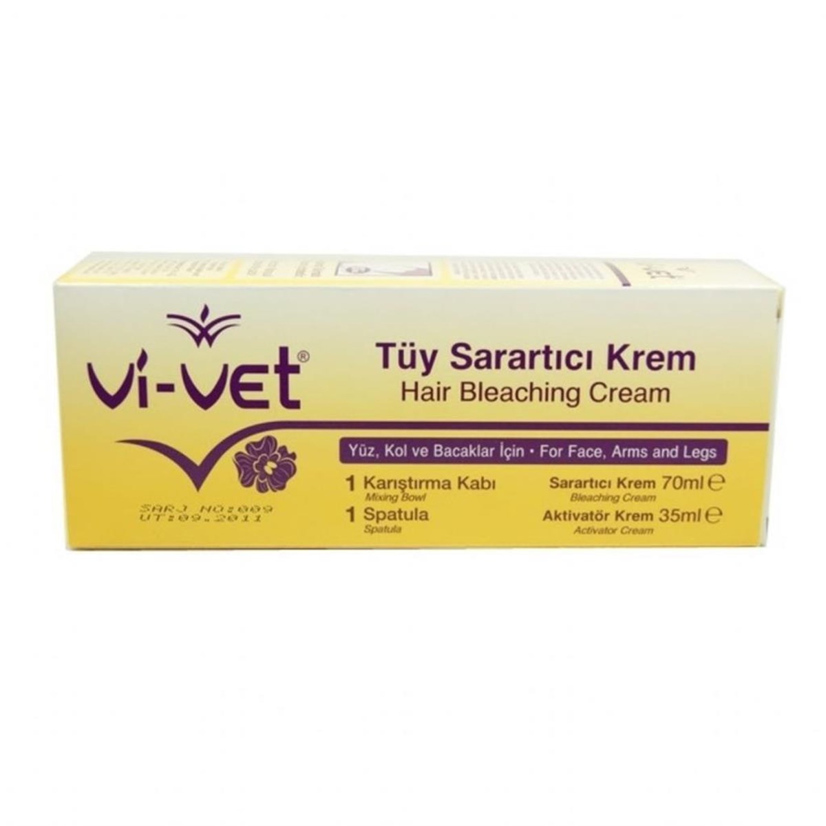 Vi-Vet Tüy Sarartıcı Krem 70 Ml+35 Ml