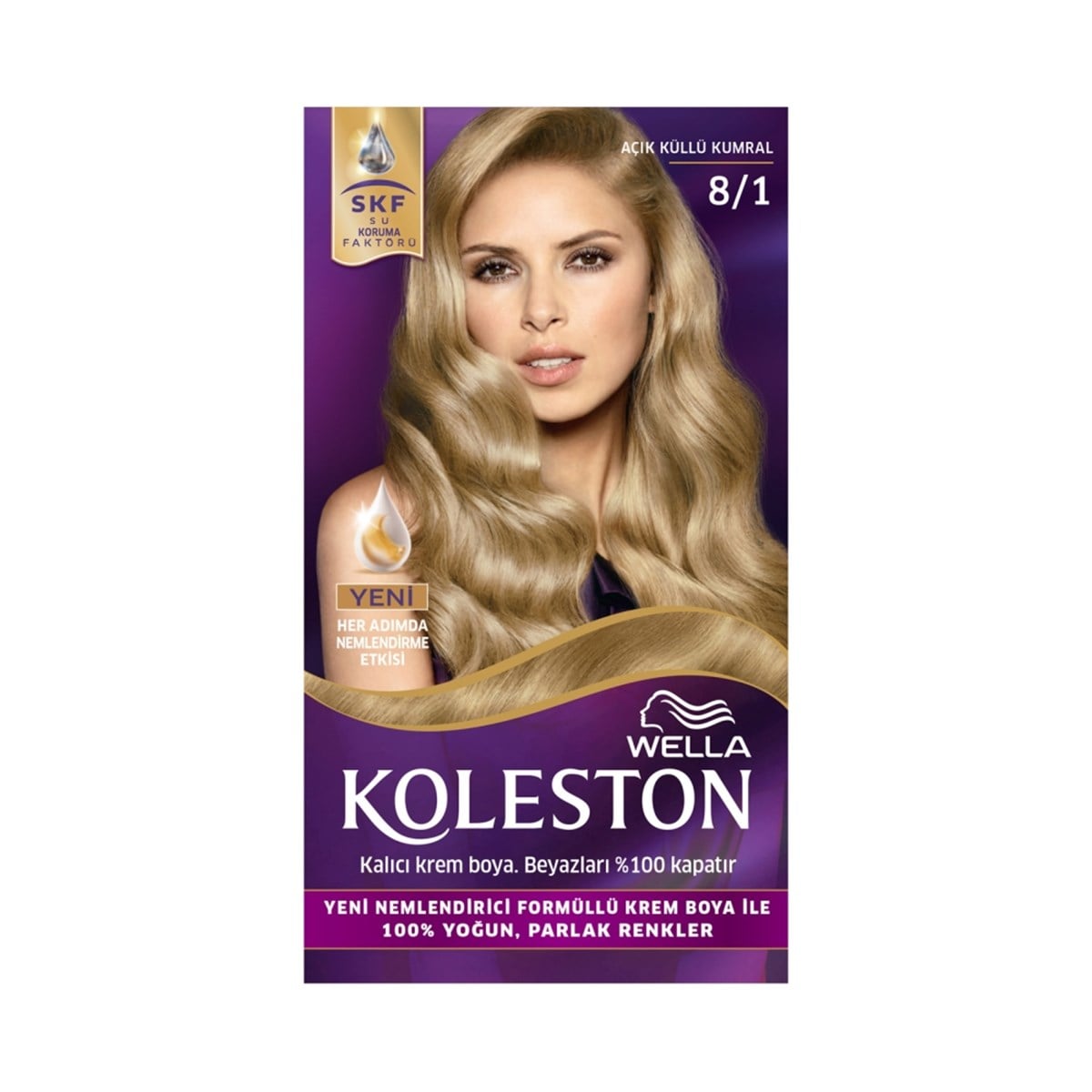 Wella Koleston 8/1 Kit Boya Açık Küllü Kumral