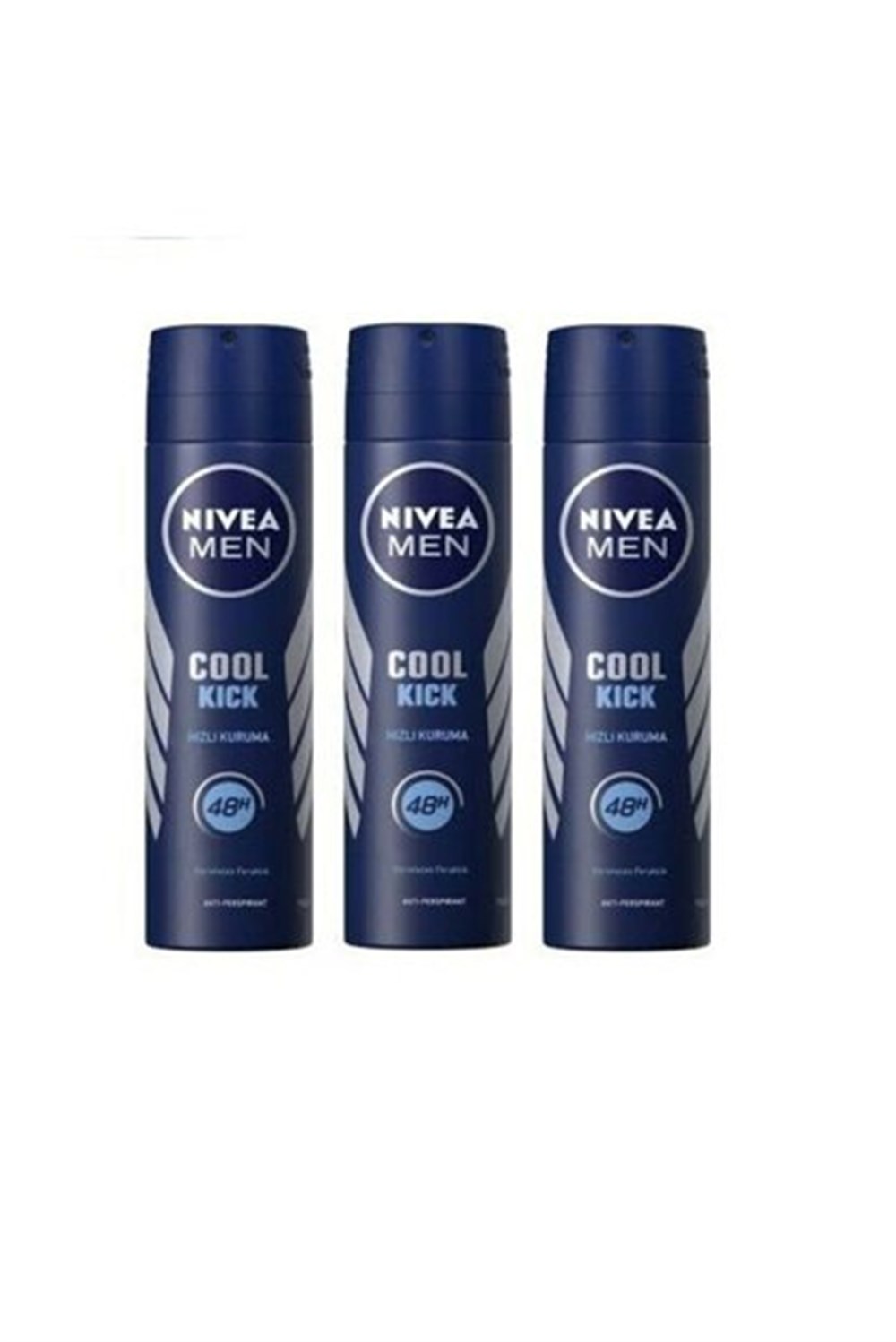 3 Adet Nivea Deodorant 150 Ml Cool Kick 
