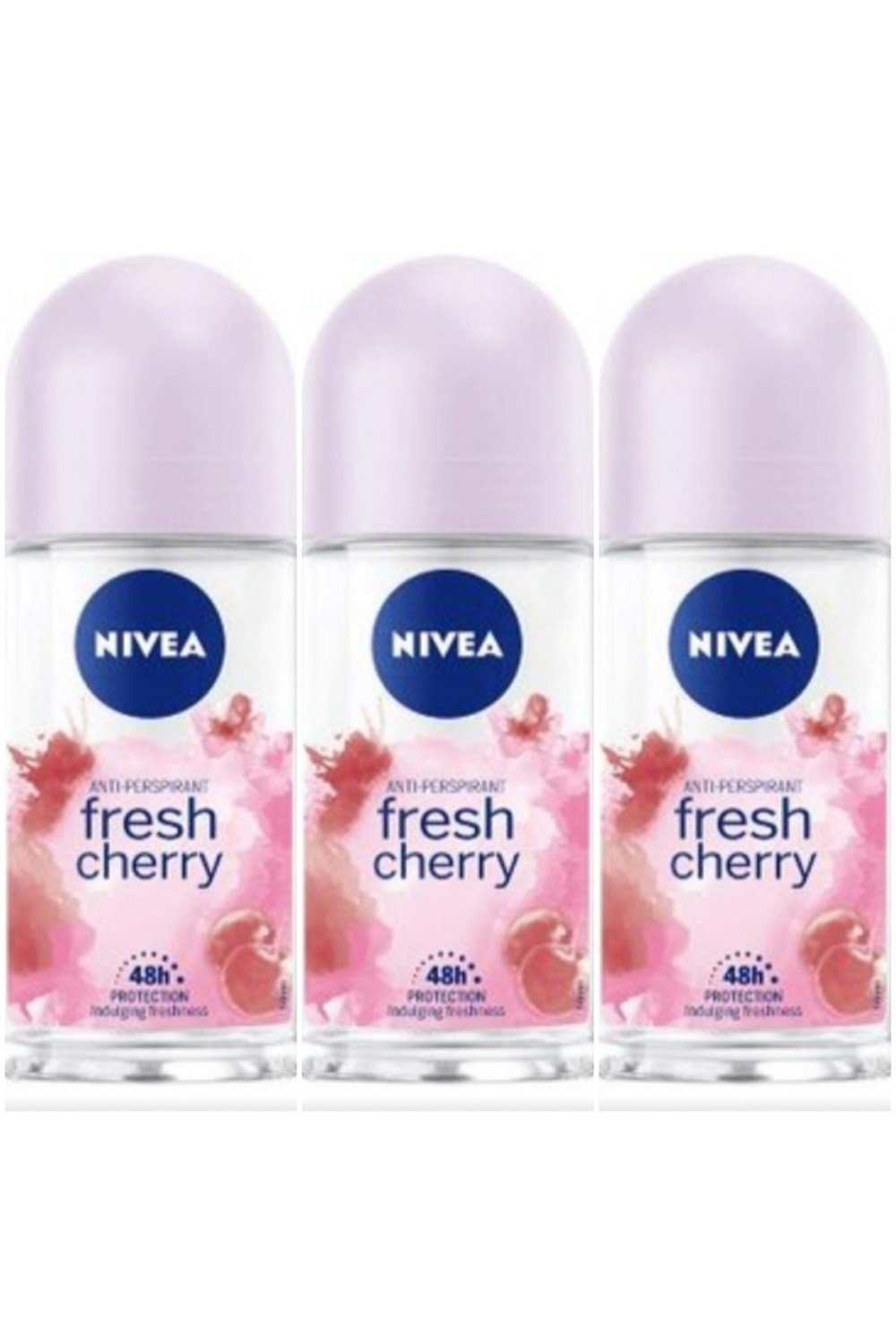 3 Adet Nivea Roll-On 50 Ml Cherry Kadın 