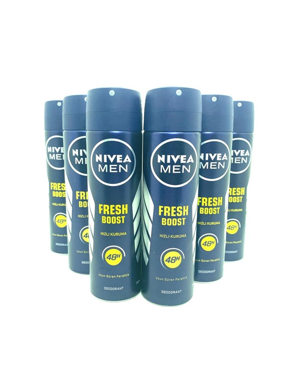 6 Adet Nivea Deo 150 Ml Fresh Boost Erkek