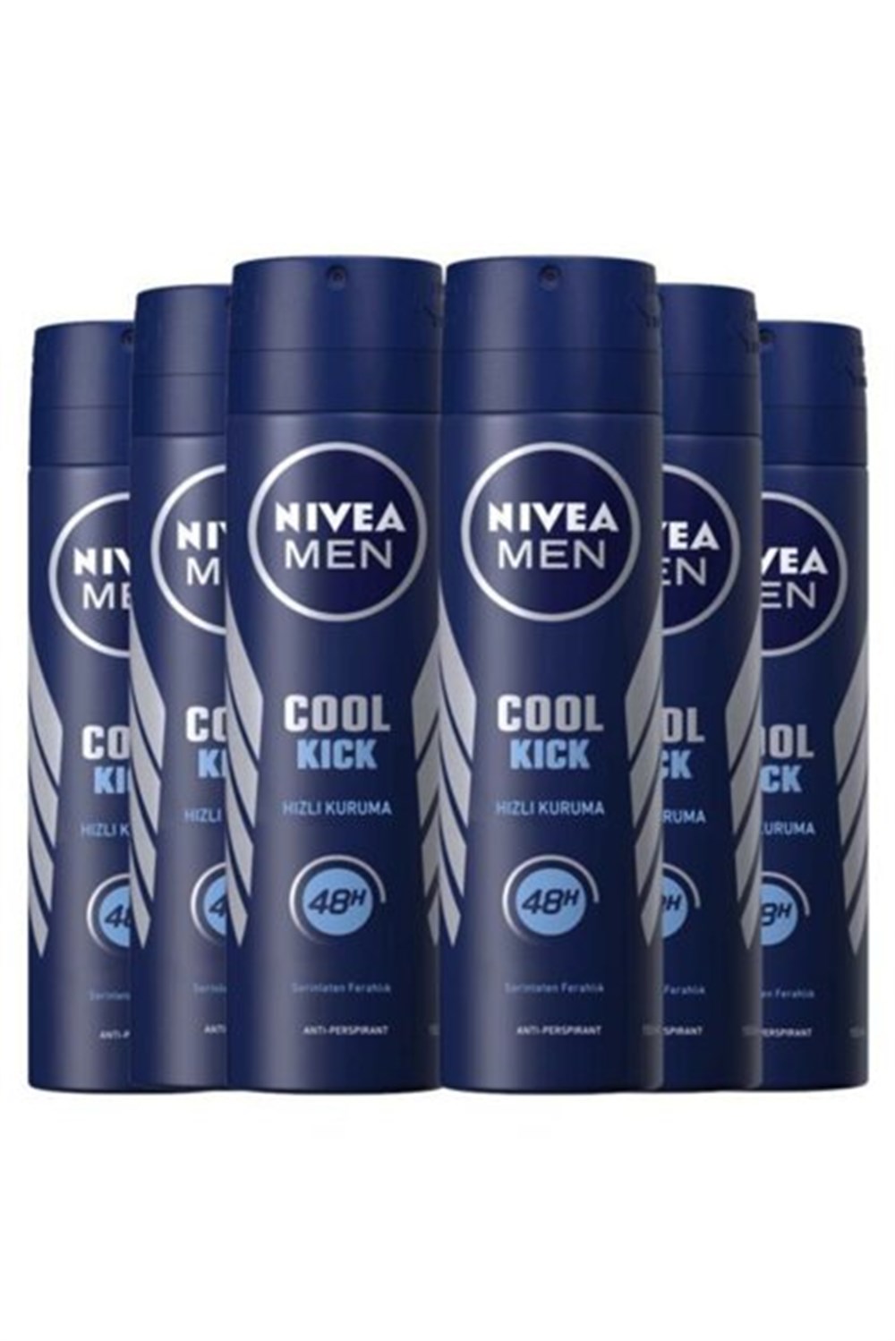 6 Adet Nivea Deodorant 150 Ml Cool Kick 