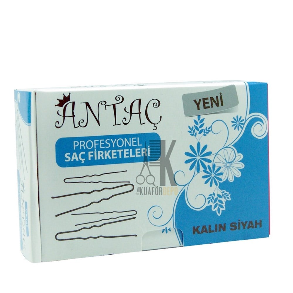 Antaç Kalın Siyah Firkete Topuzlu No 1 150 Ad