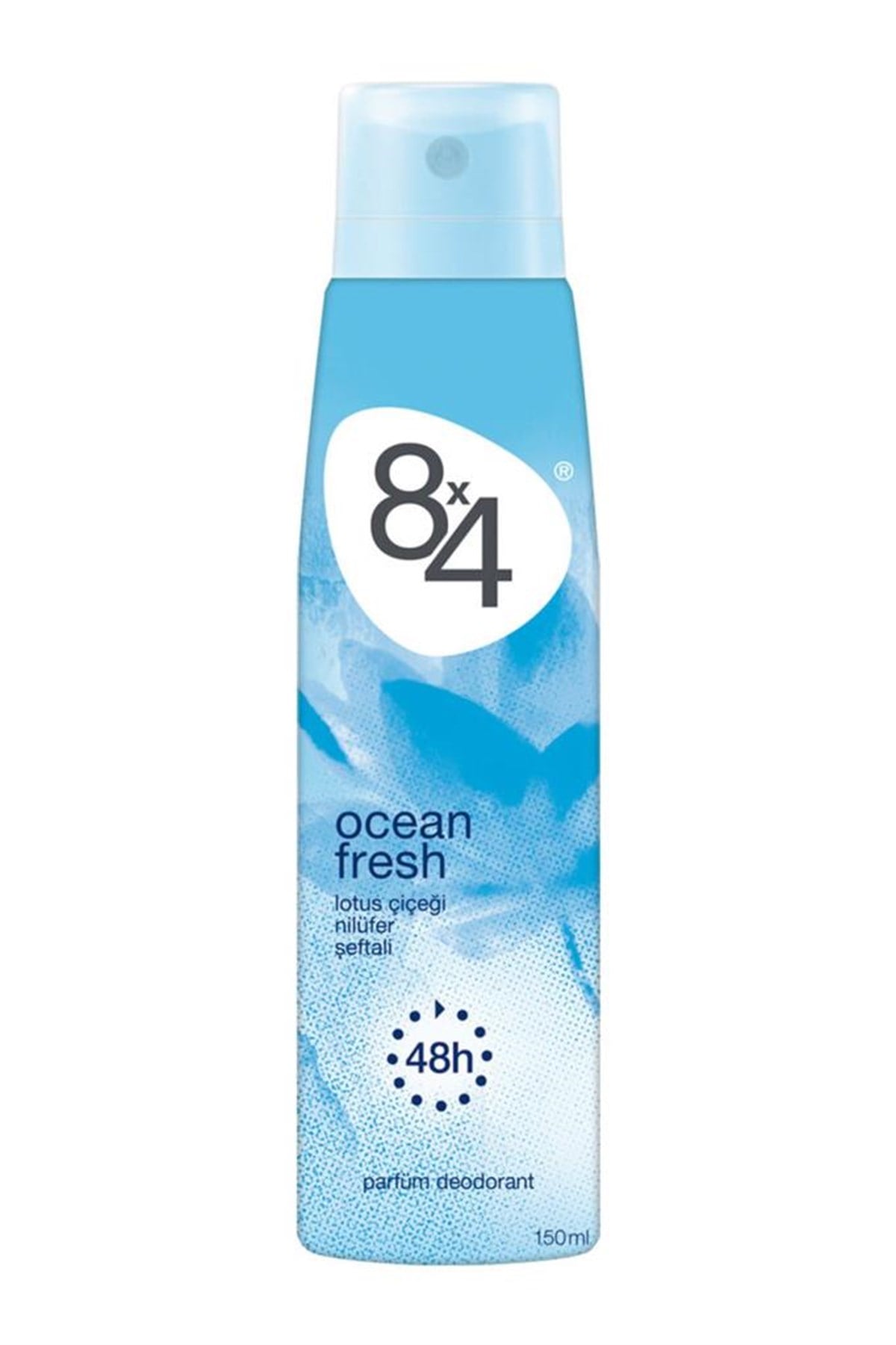 8X4 Ocean Fresh Sprey Kadın Deodorant 150 Ml