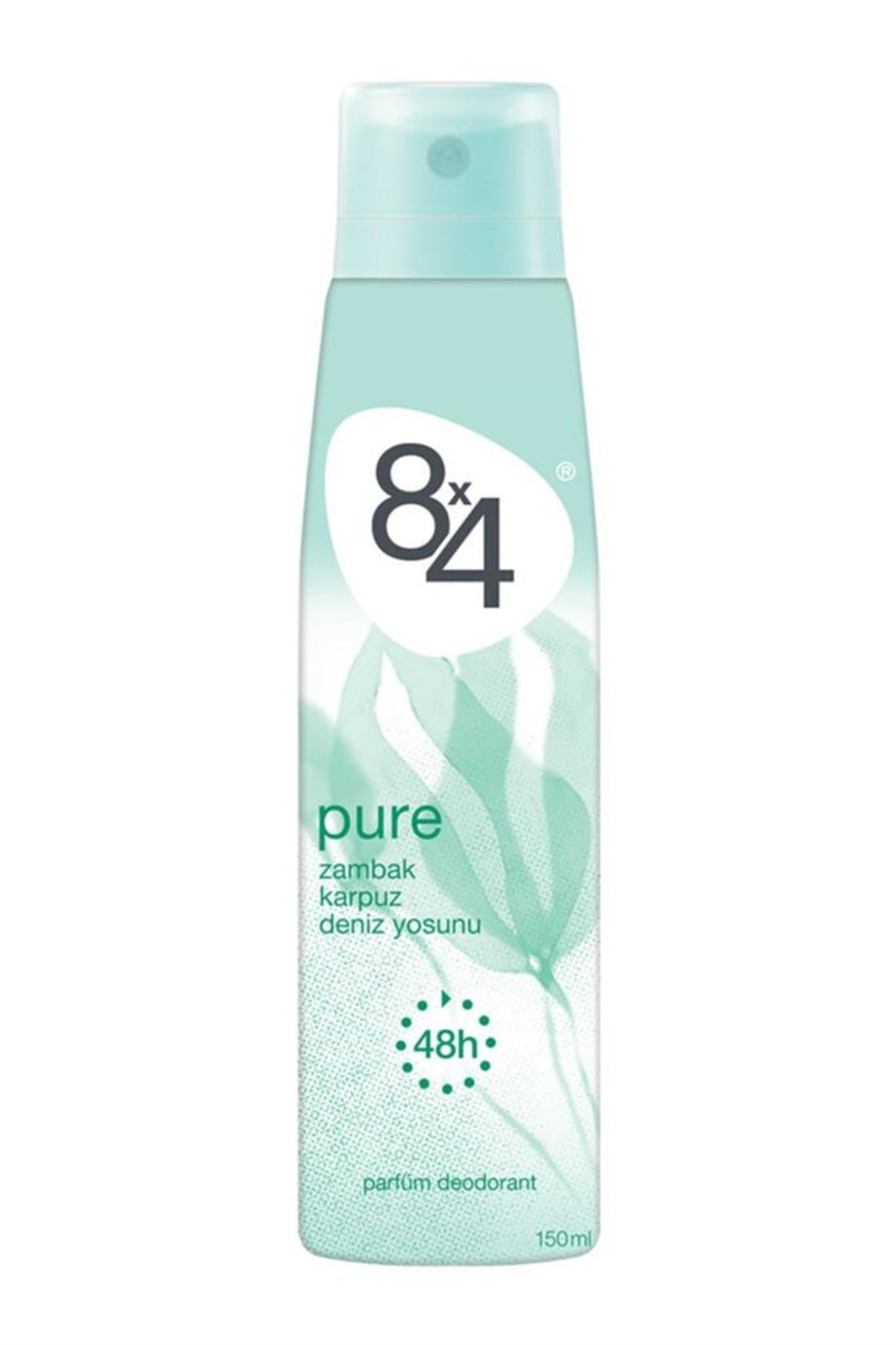 8X4 Pure Sprey Kadın Deodorant 150 Ml