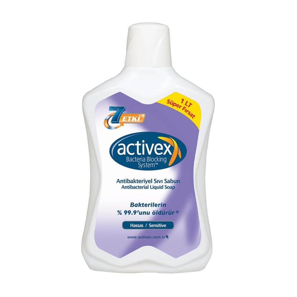 Activex Antibakteriyel Sıvı Sabun Hassas 1000 Ml