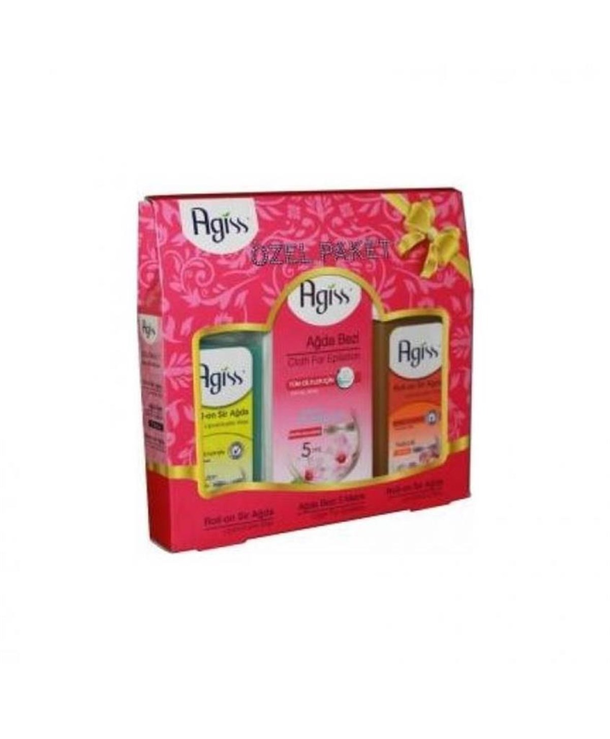 Agiss 2 Adet Kartuş Ağda + 5 Metre Ağda Bezi