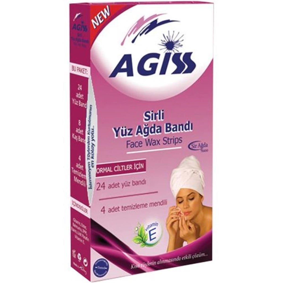 Agiss Sir Ağda Yüz Bandı Normal Ciltler İçin 28 Adet