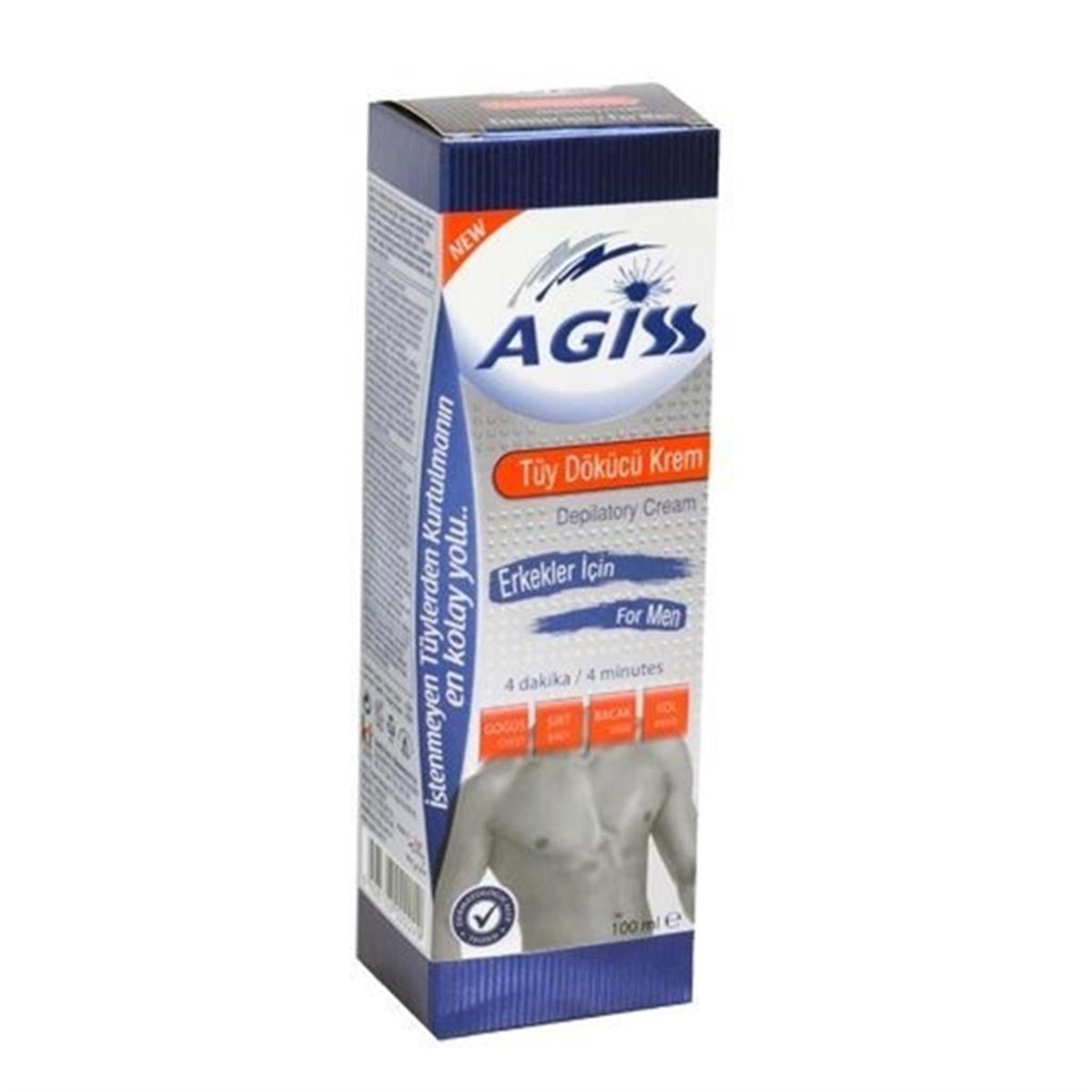 Agiss Tüy Dökücü Krem Erkek 100 ML