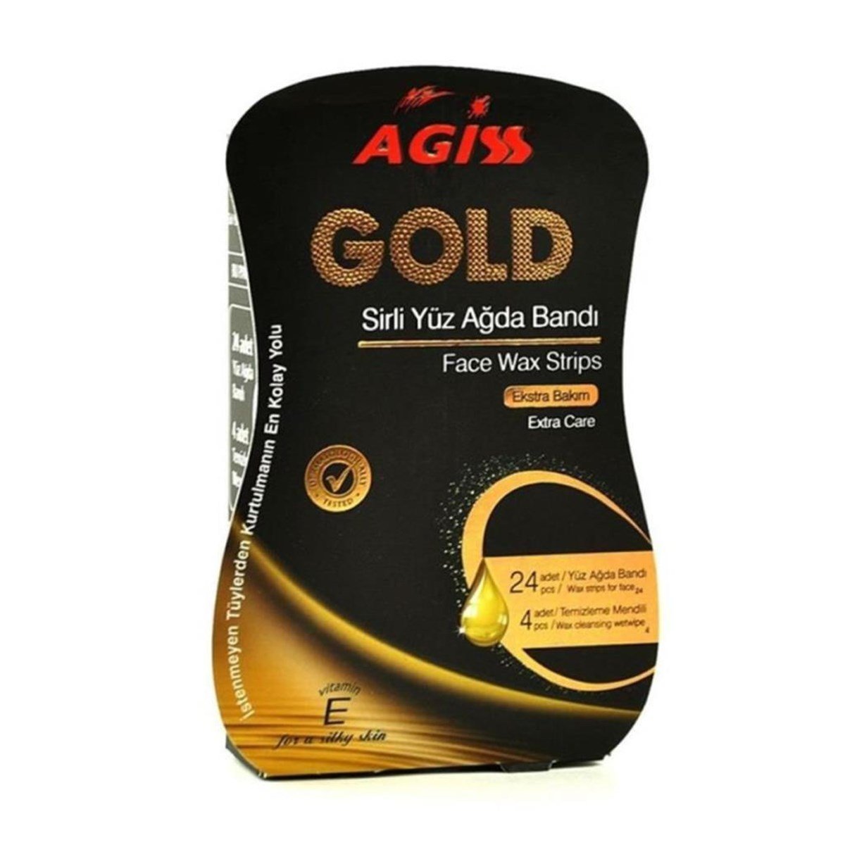 Agiss Yüz Ağda Bandı Gold Sirli Yüz Ağda Bandı 28 Adet