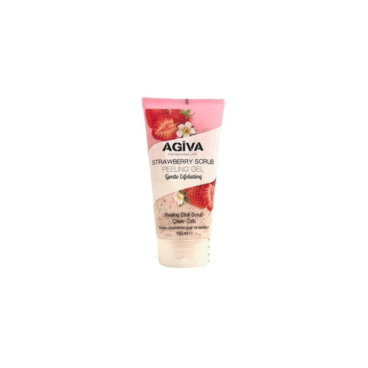 Agiva doğal çilek özlü peeling şurup 150 ml