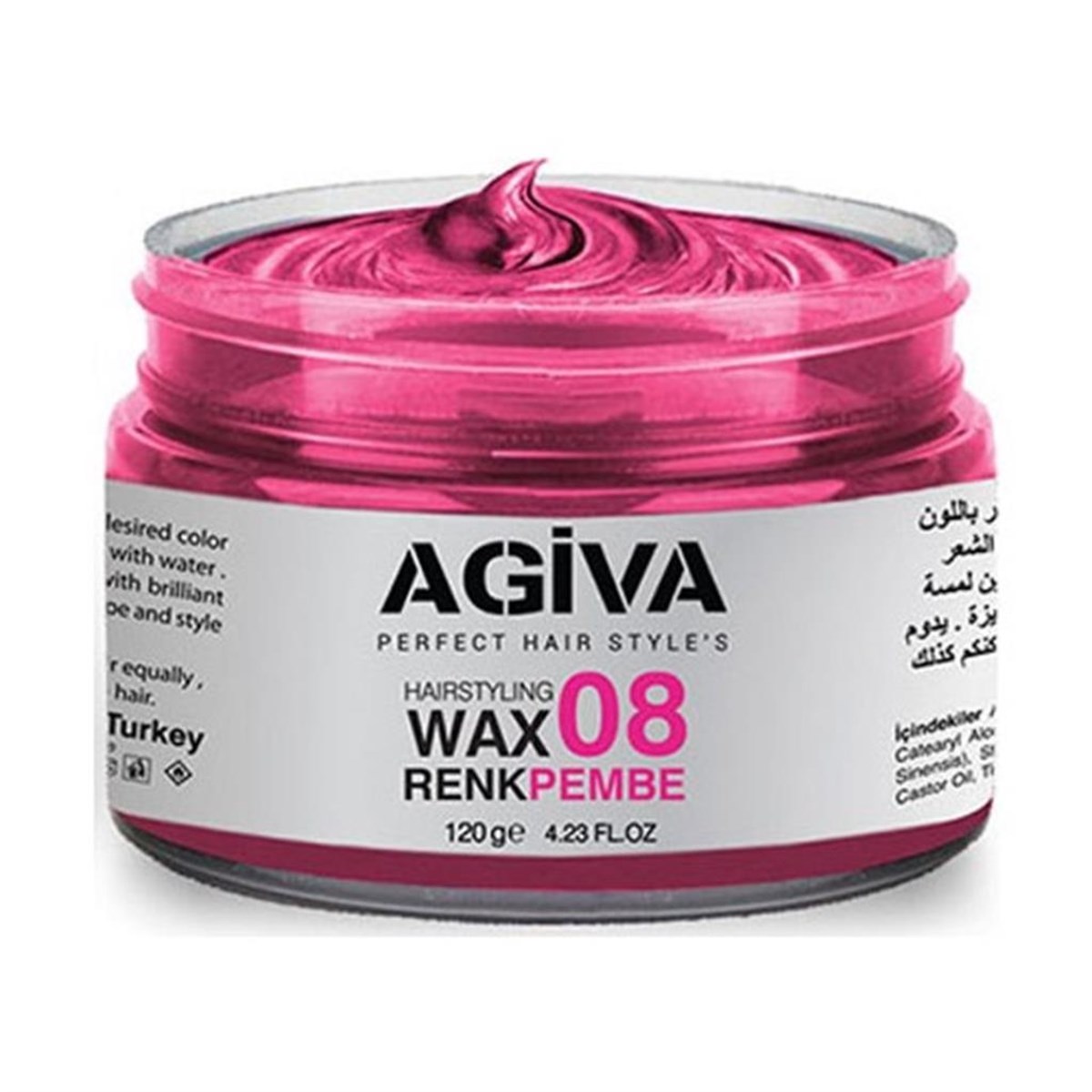 Agiva Hairstyling Wax 08 Pembe 120 Gr