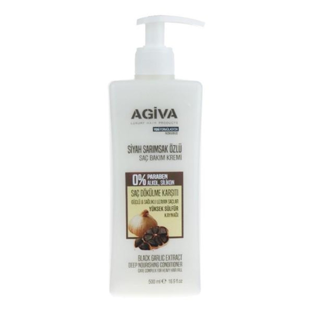 Agiva Saç Kremi 500 Ml Luxury Black Garlic