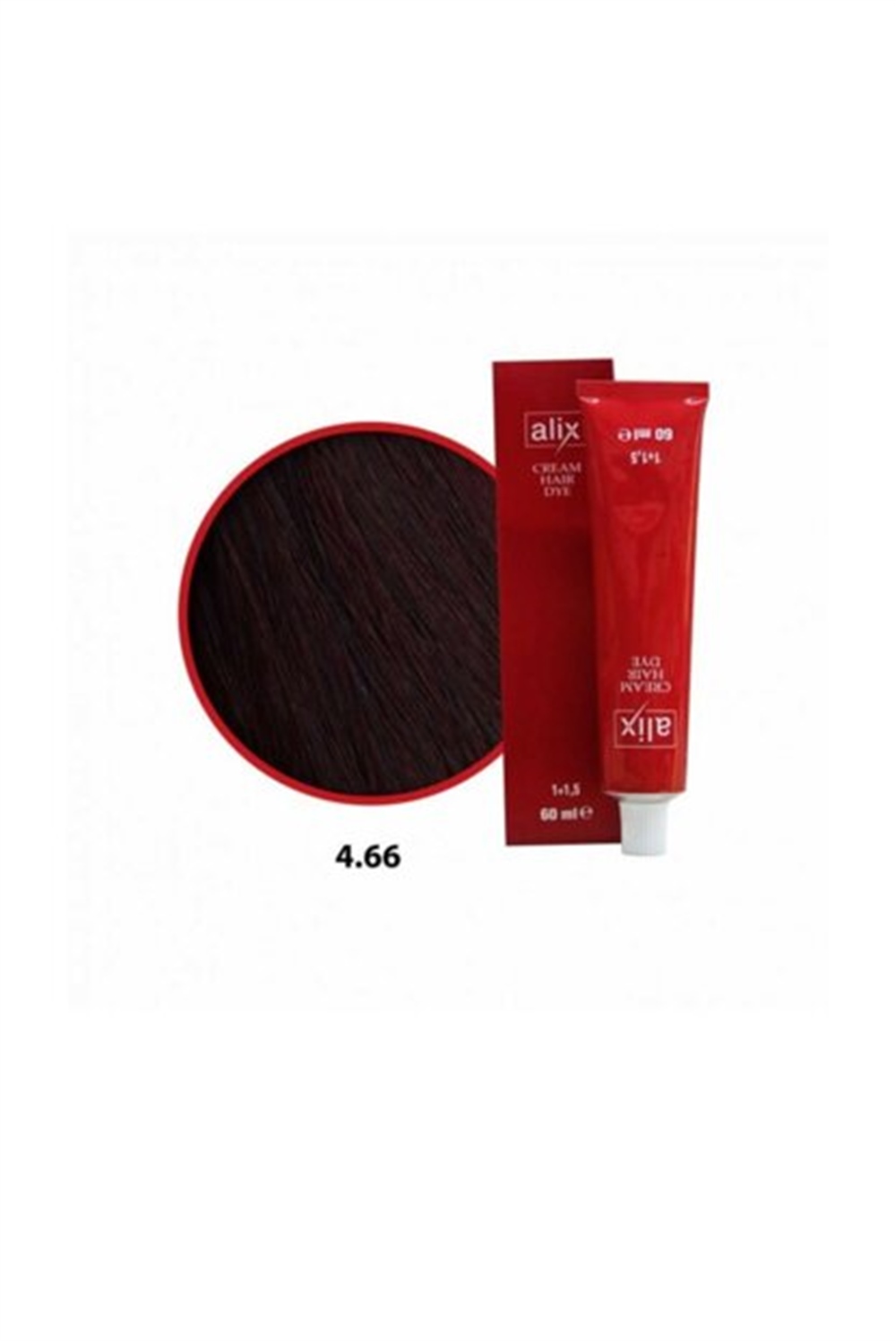 Alix Saç Boyası 60 Ml 4.66 Kestane Yoğun Kızıl