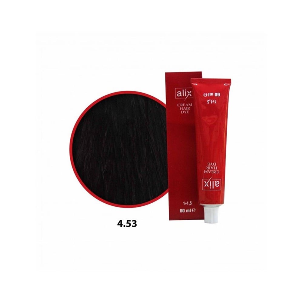 Alix Saç Boyası 60 Ml 4,53 Kestane Akaju Dore