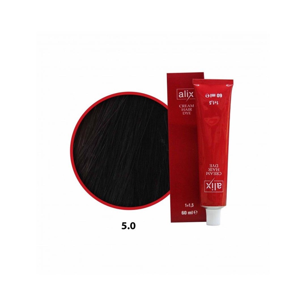 Alix Saç Boyası 60 Ml 5.0 Açık Kestane