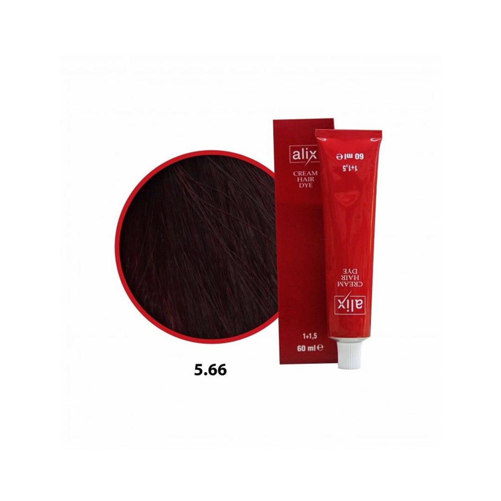 Alix Saç Boyası 60 Ml 5.66 Açık Kestane Yoğun Kızıl