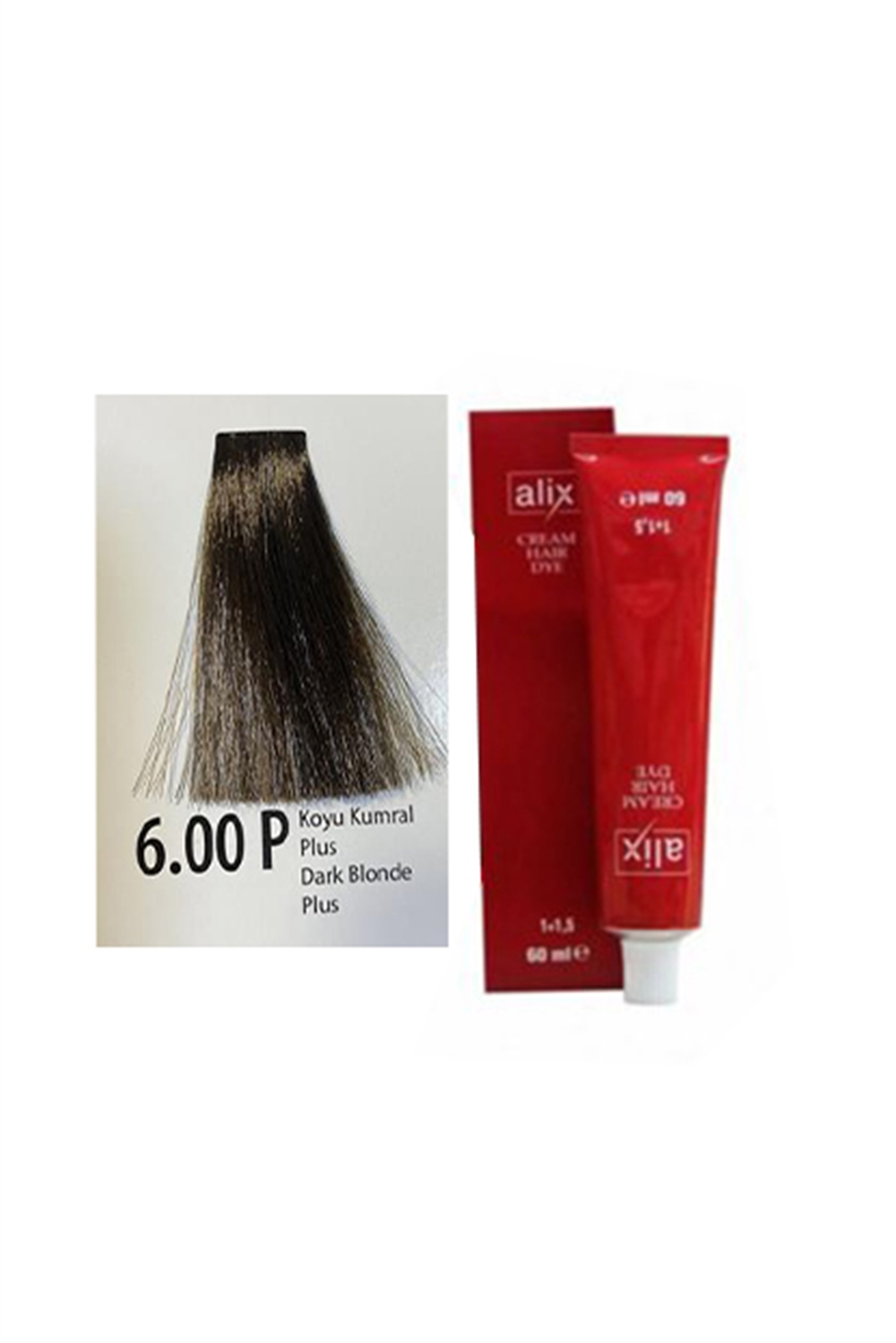 Alix Saç Boyası 60 Ml 6.00P Koyu Kumral Plus