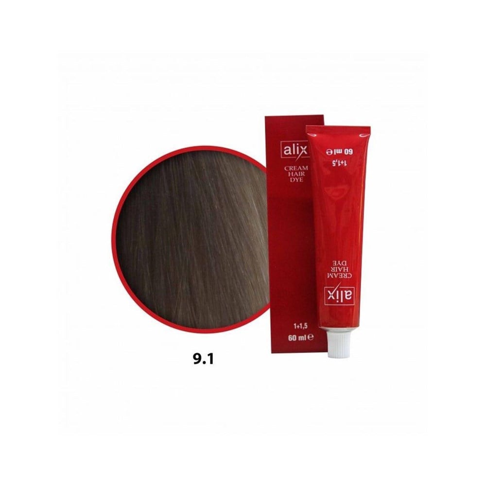 Alix Saç Boyası Tüp 9.1 Sarı Küllü 60 ML