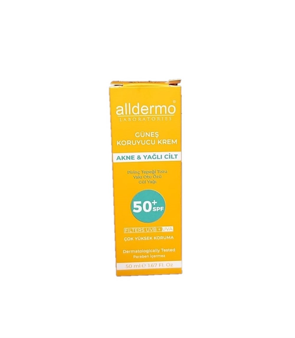 Alldermo Kuru ve Hassas Cilt Güneş Kremi 50 Spf 50 Ml
