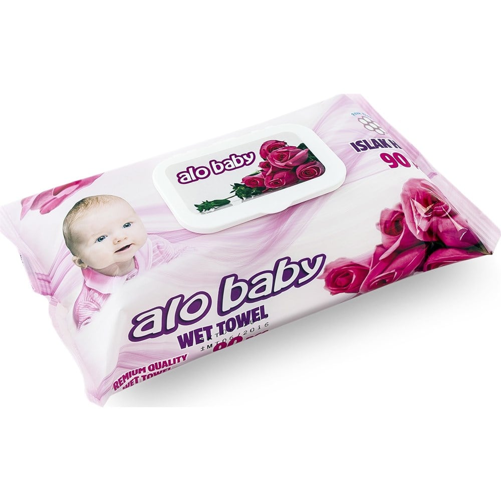 Alo Baby Islak Mendil 90'Lı Gül 