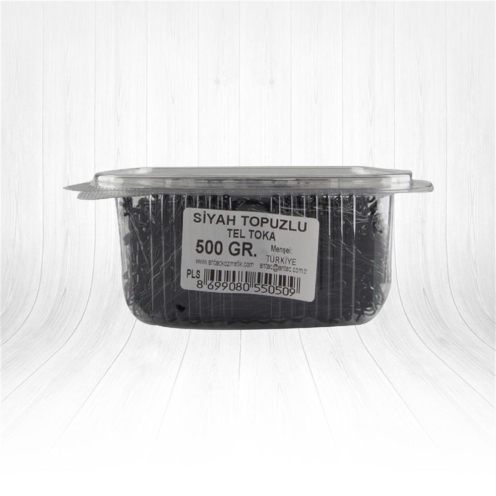Antaç Siyah Topuzlu Tel Toka 500 Gr