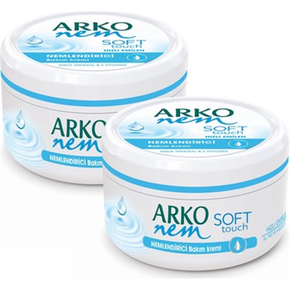 Arko Nem Krem 200 Ml+200 Ml  Soft Touch 2'Li