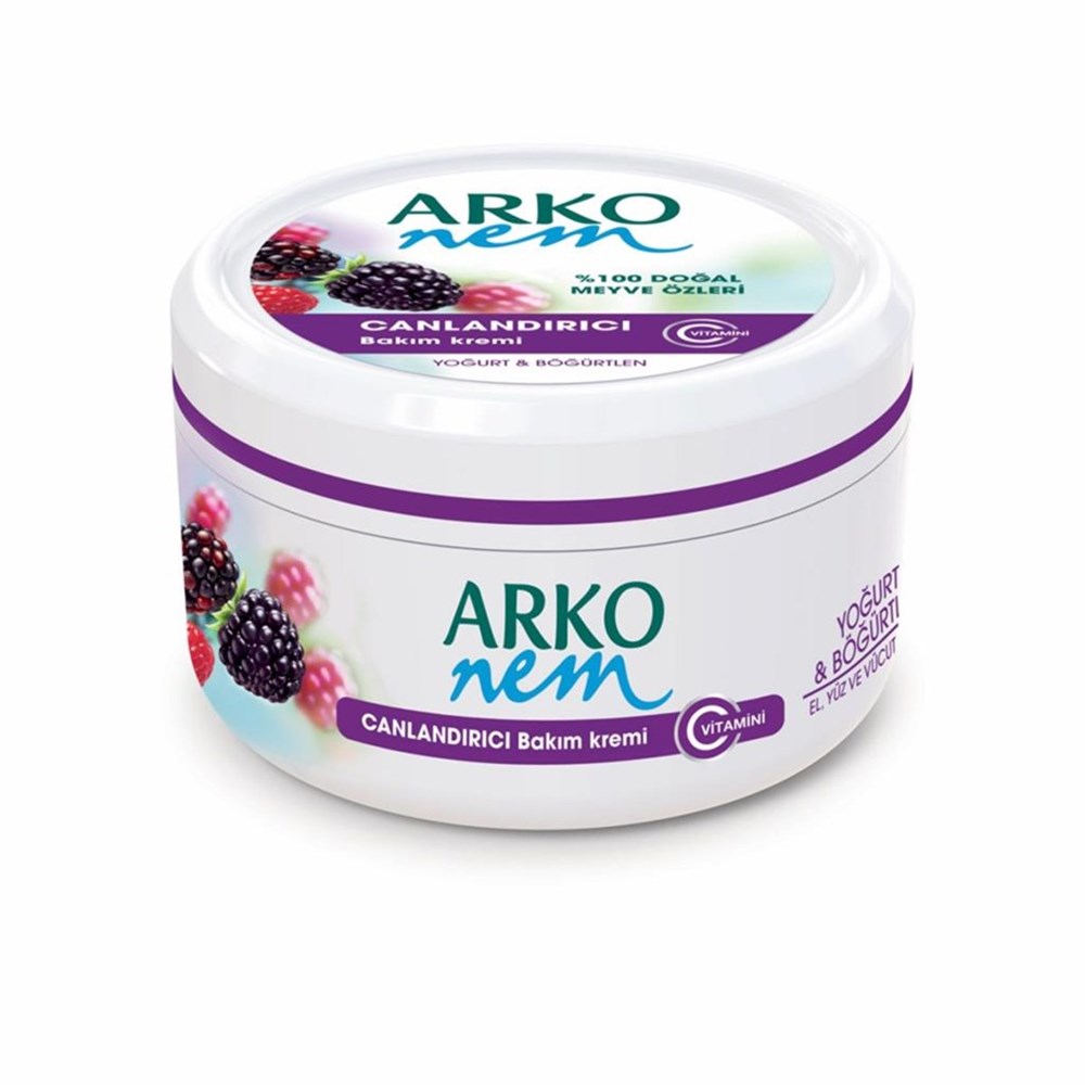 Arko Nem Yoğurt & Böğürtlen Meyveli Bakım Kremi 300 Ml