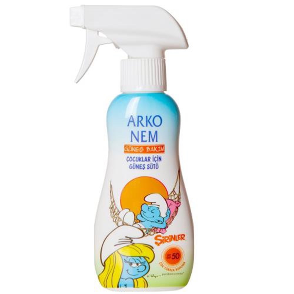Arko Sun 200 Ml Koruyucu Güneş Sprey Çocuk  Spf 50