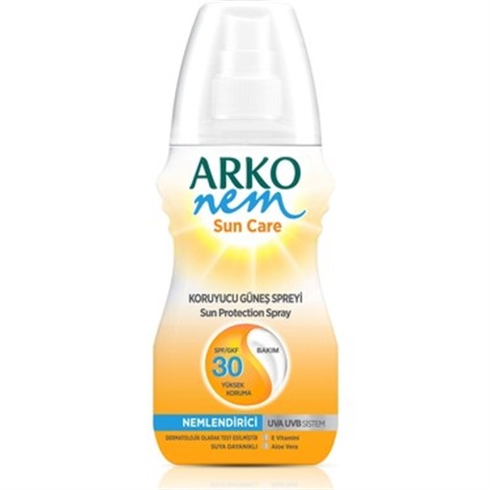 Arko Sun Nem Koruyucu Güneş Spreyi 150 ml 30 Spf