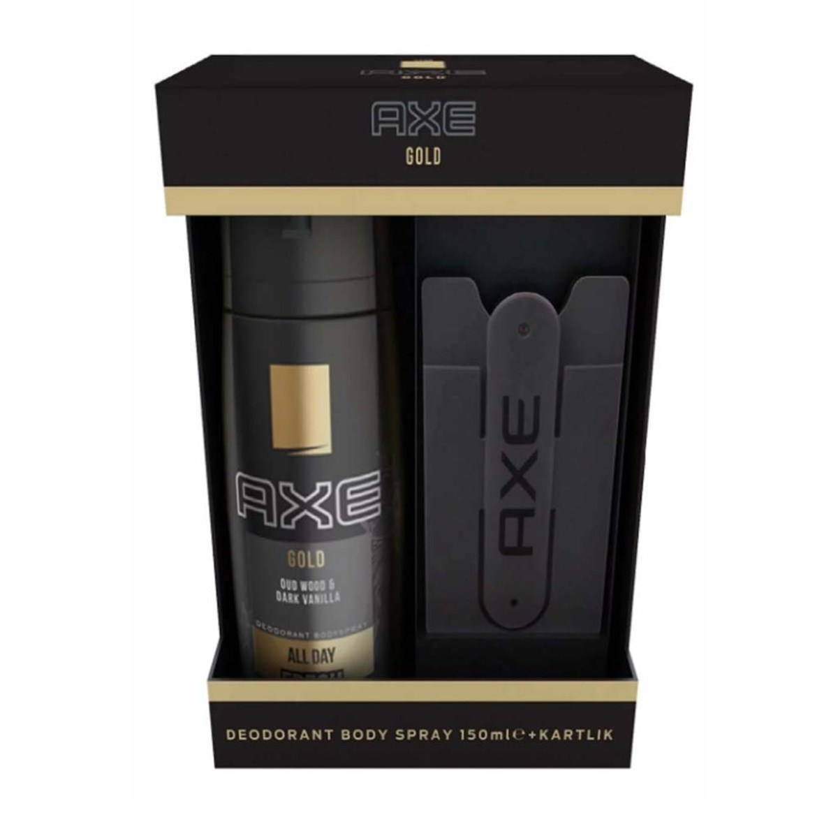 Axe Gold Deodorant 150 ML + Kartlık
