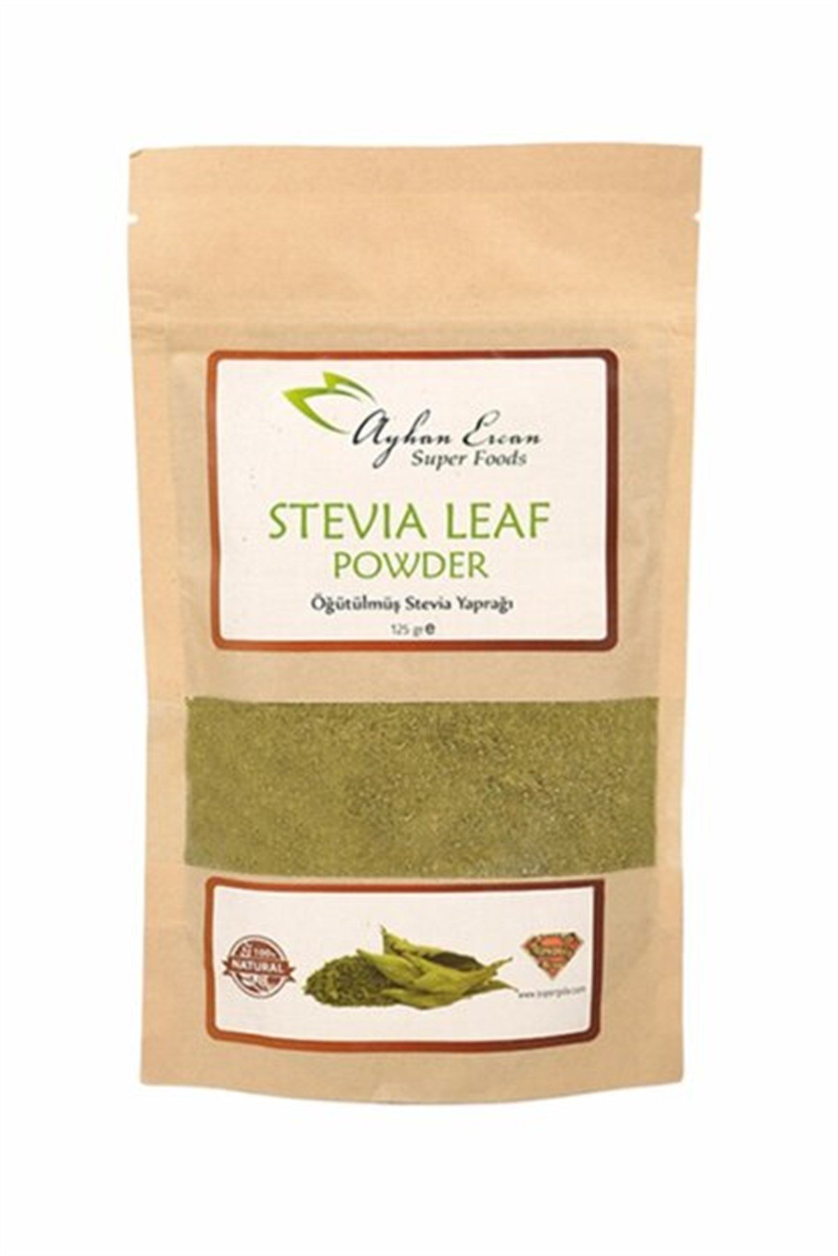 Ayhan Ercan Öğütülmüş Stevia Yaprağı 125 Gr