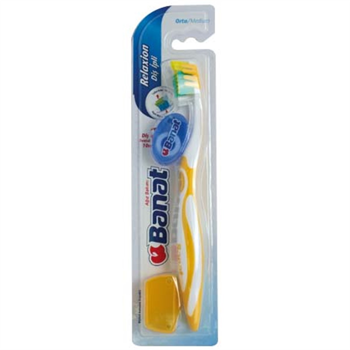 Banat Relaxion Diş ipli (Orta sert, kokulu, kauçuk saplı, 10mt diş ipli)