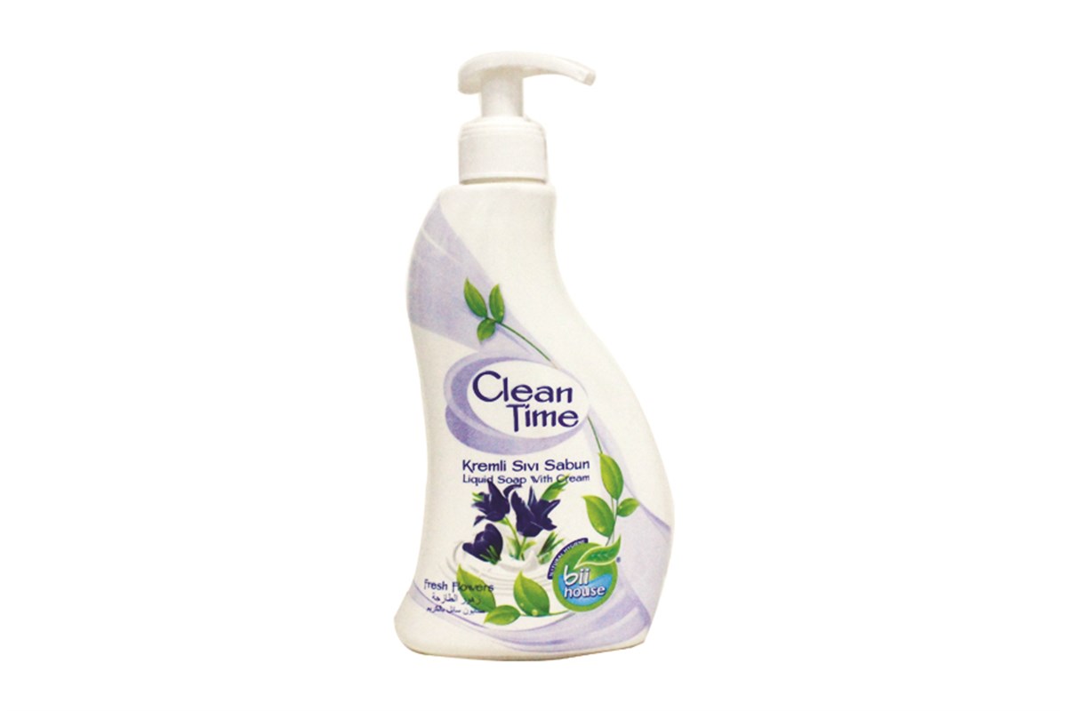 BII HOUSE CLEAN TIME KREMLI SIVI SABUN 400 ML FRESH FLOWERS