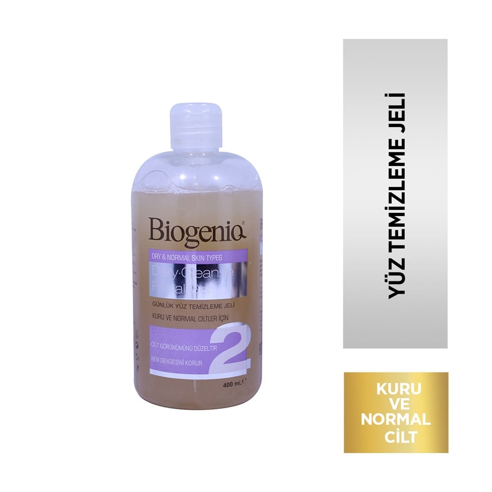 Biogeniq Yüz Temizleme Jeli 400 Ml Kuru ve Normal Ciltler