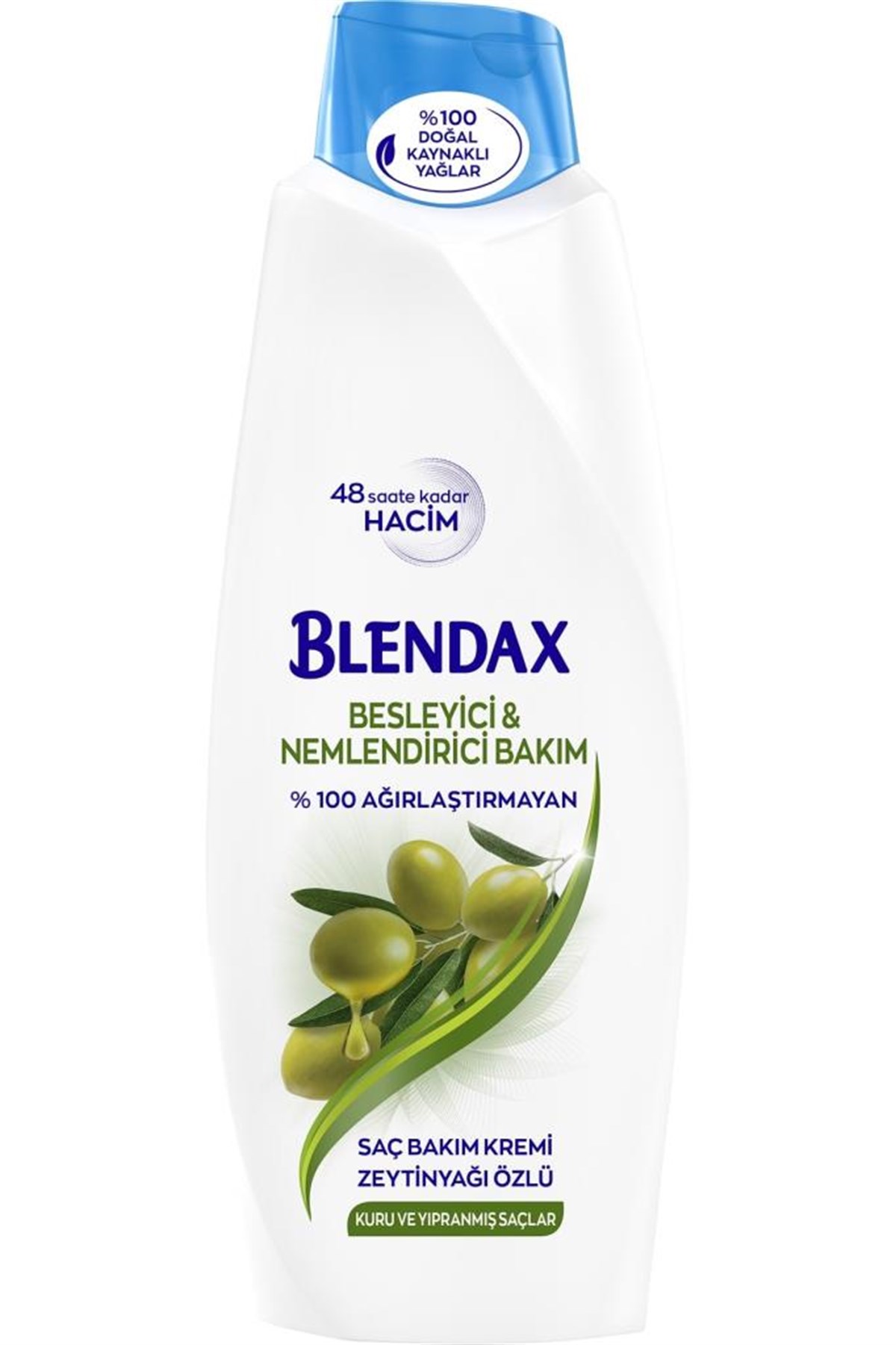 Blendax Yıpranmış Saçlar İçin Zeytinyağı Özlü Saç Kremi 550 Ml