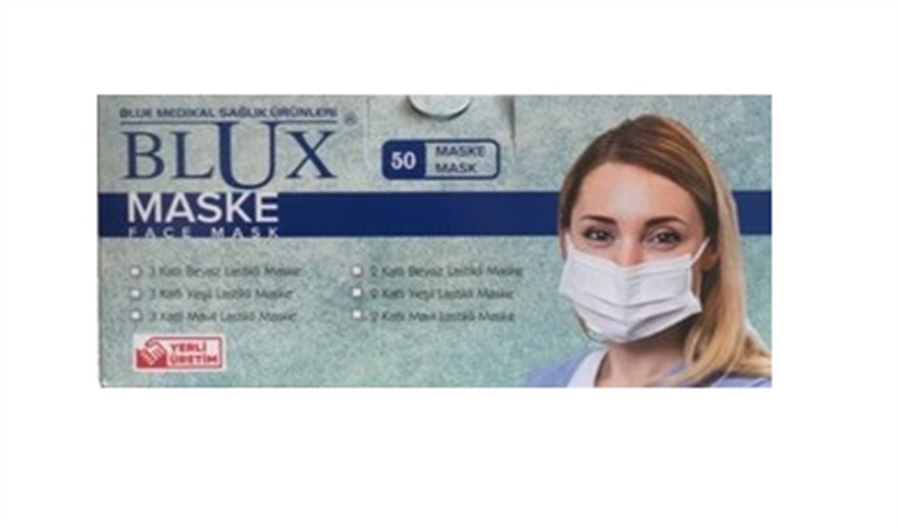 Blux Cerrahi Maske Paket 50'Li