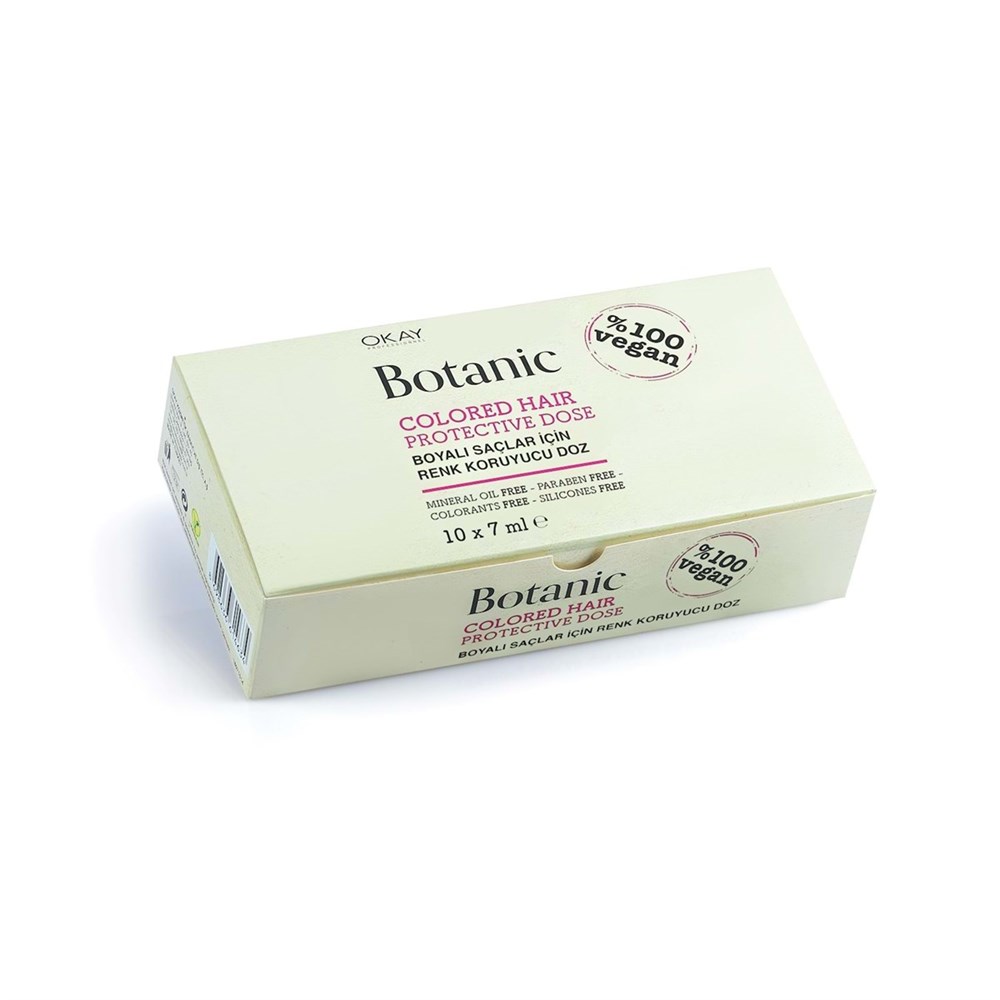Botanic Boyalı Saçlar Için Vegan Ampül Doz 10x7 Ml
