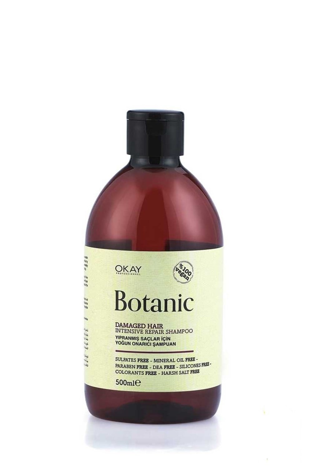 Botanic Yıpranmış Saçlar için Yoğun Onarıcı Şampuan 500 Ml