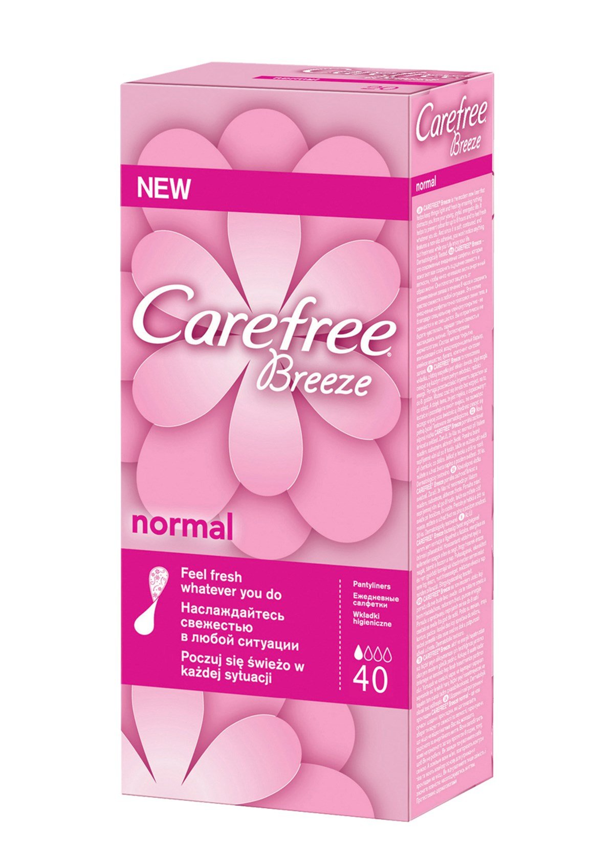 Carefree Breeze Normal Ped (40 Adet)