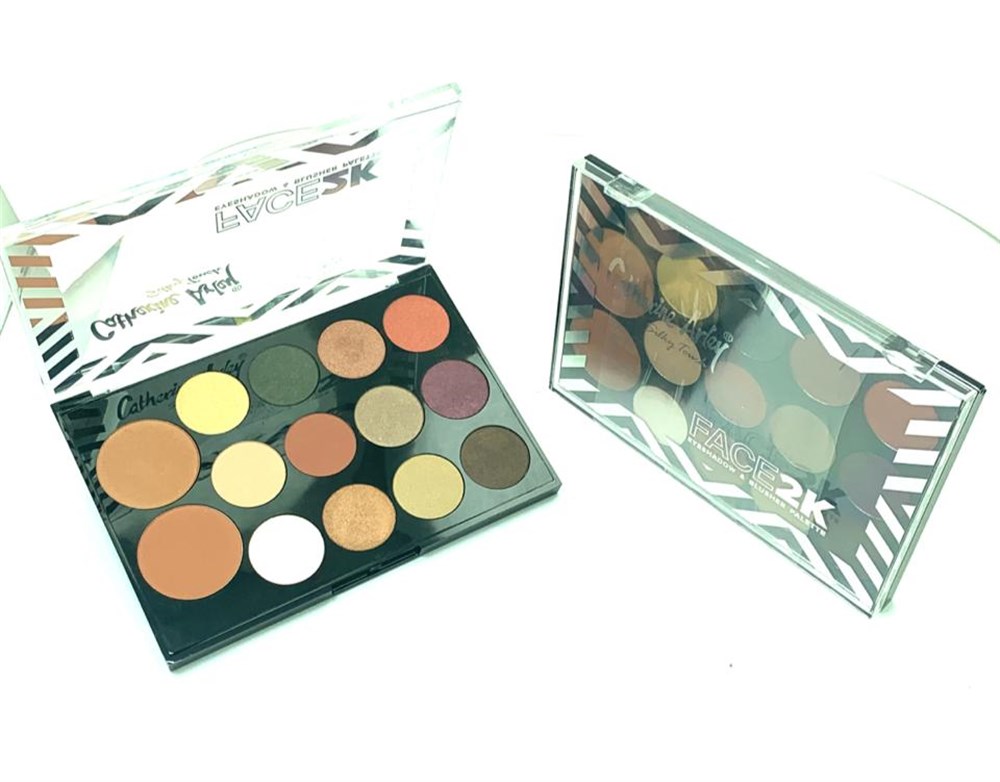 Catherine Arley Face 2K Allık Far Eyeshadow & Blush Palette 01