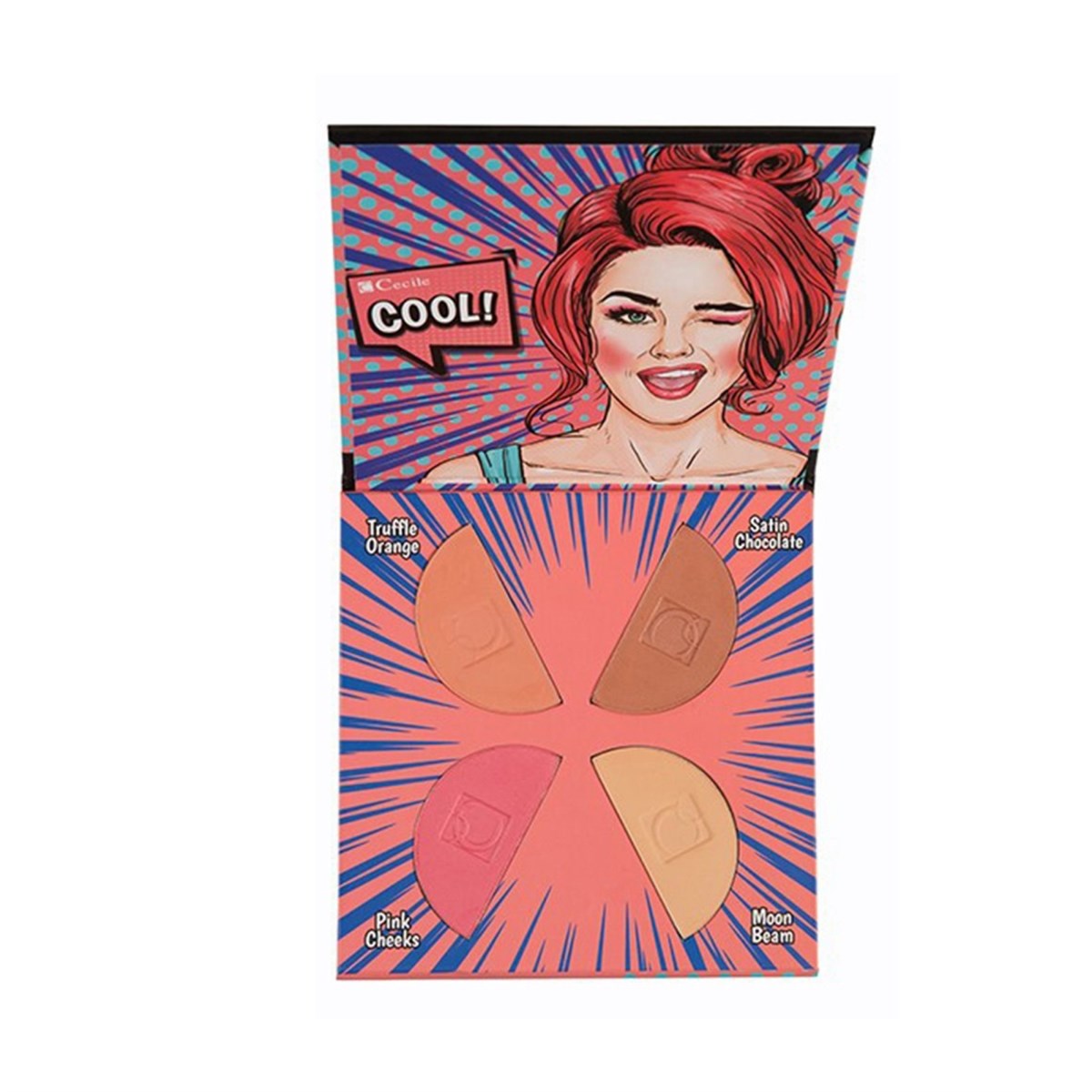 Cecile Cheek Shadow Far Allık Paleti 01