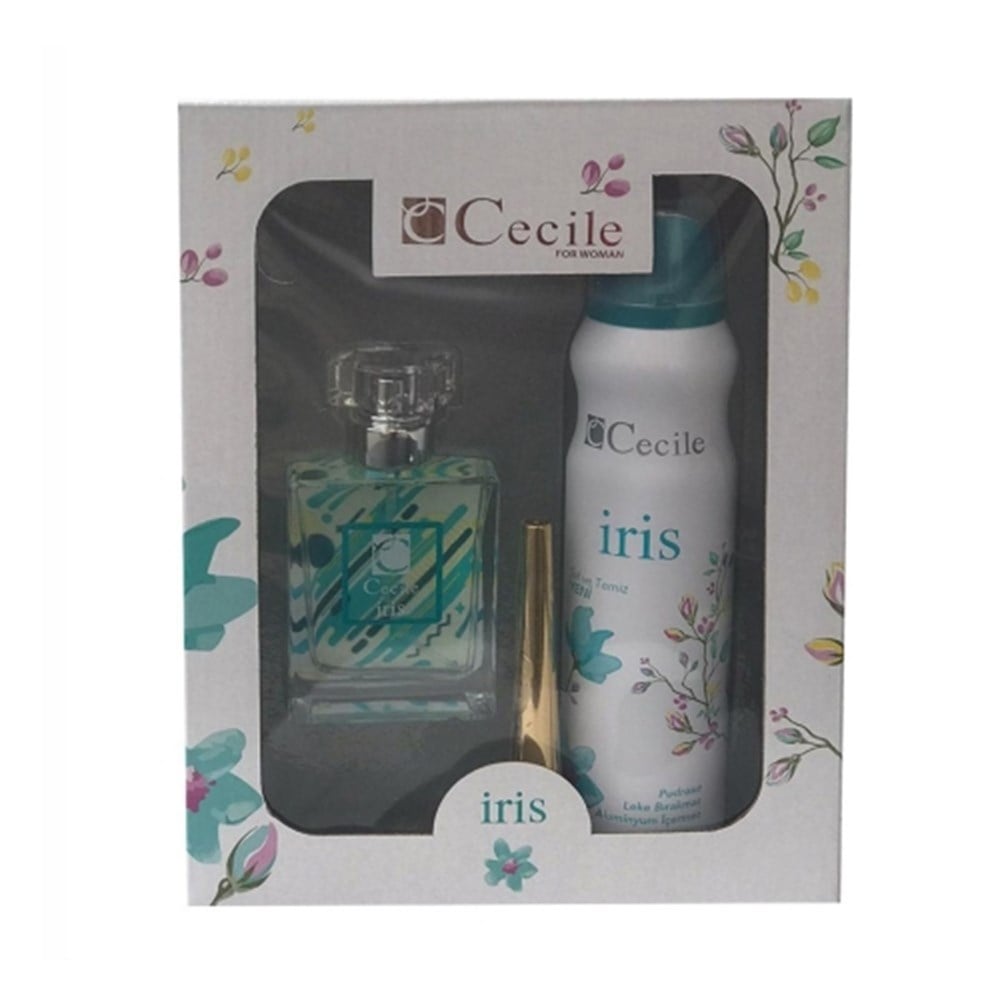 Cecile Irıs Kadın Set Parfüm 55 ml Edt + Deodorant 150 Ml
