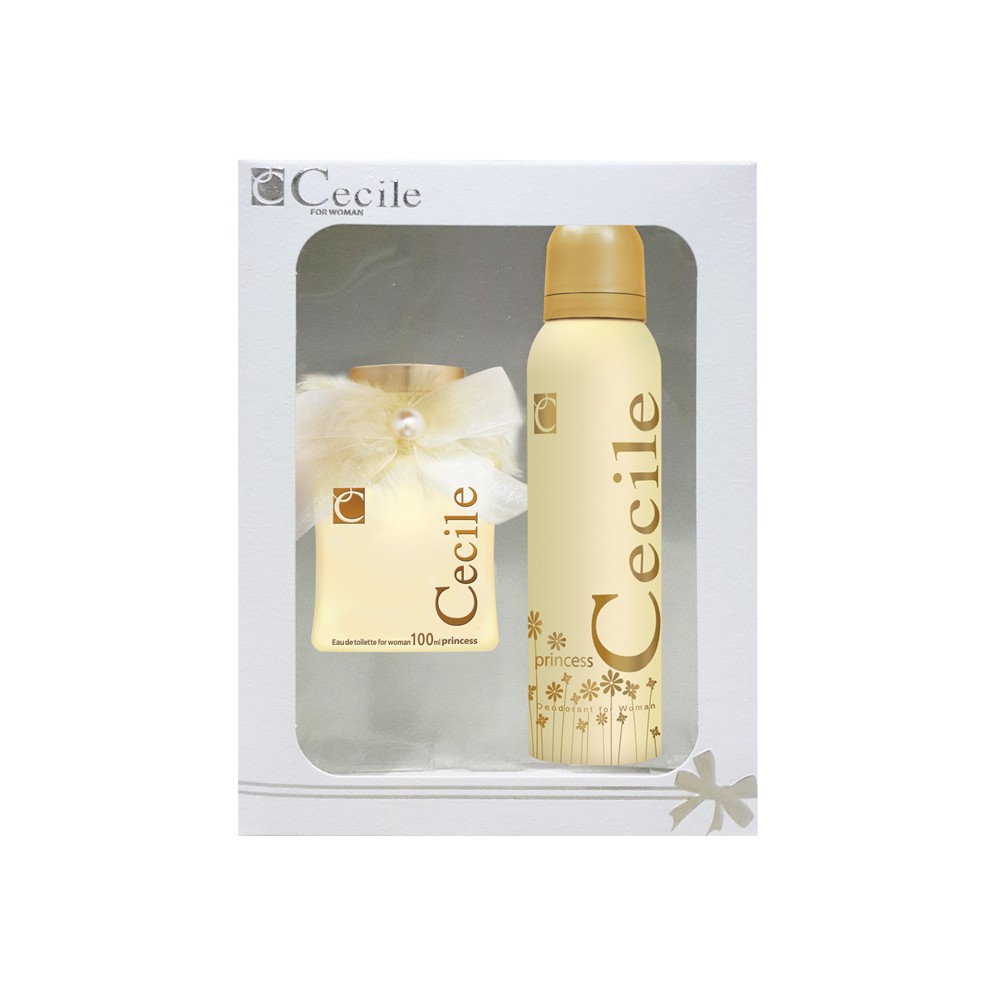Cecile Kofre Edt 100 Ml + Deodorant 150 Ml Kartonet Princess