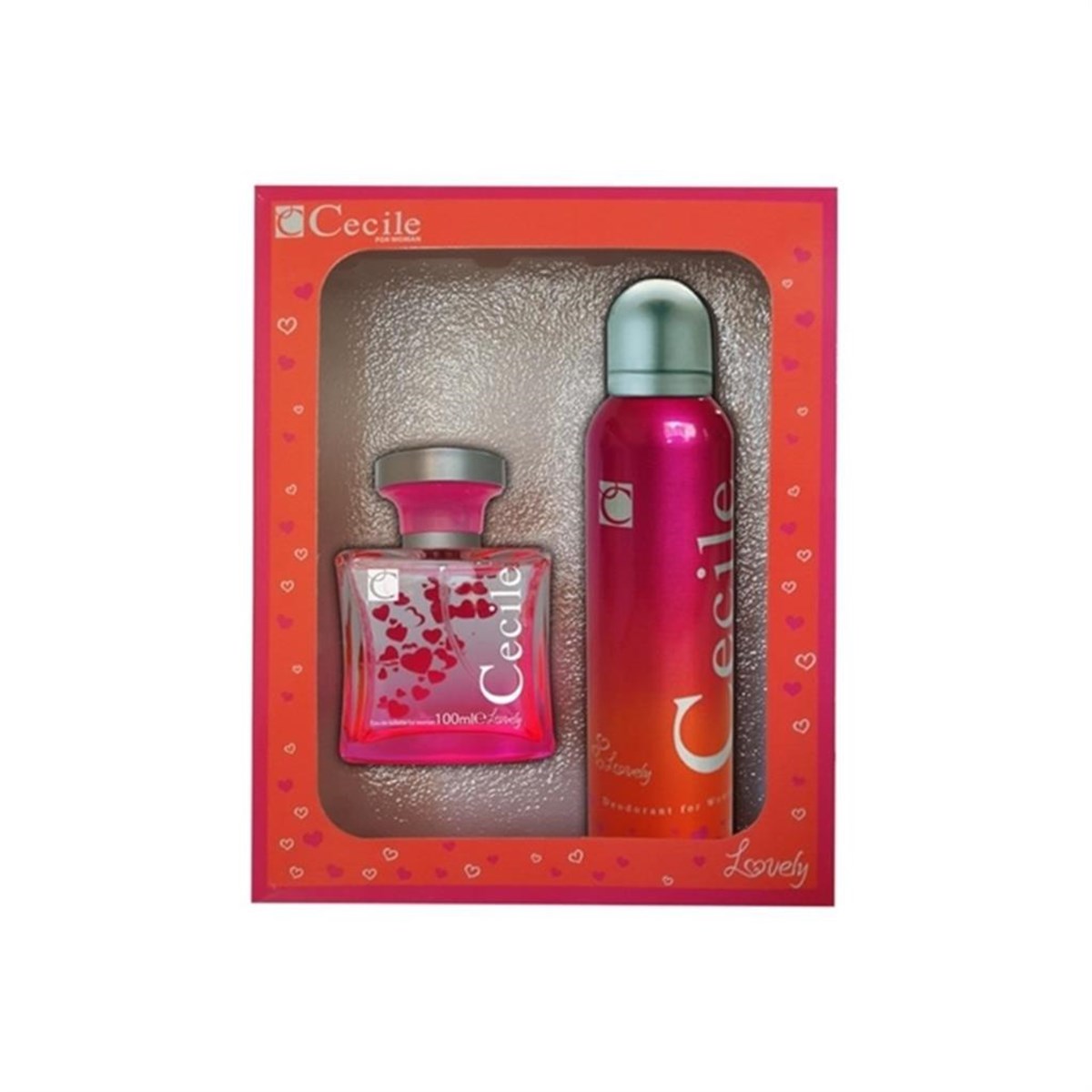 Cecile Lovely Edt 100 Ml Kadın Parfüm + 150 Ml Deodorant Set
