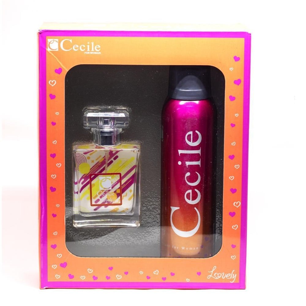 CECILE SET LOVELY  55 ML EDT+DEO 