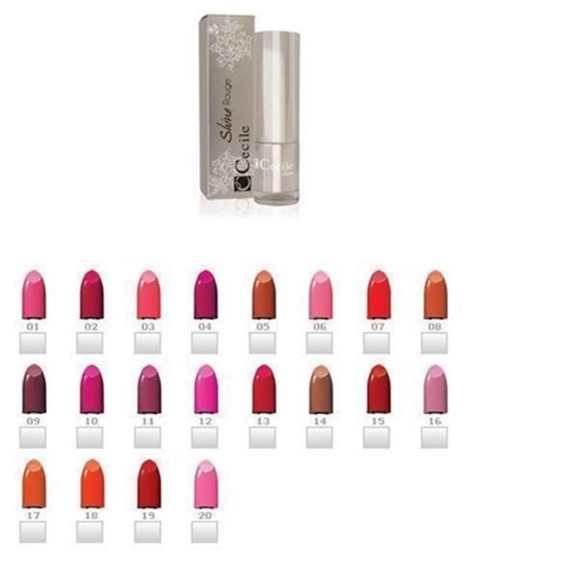 Cecile Shine Rouge Ruj 10