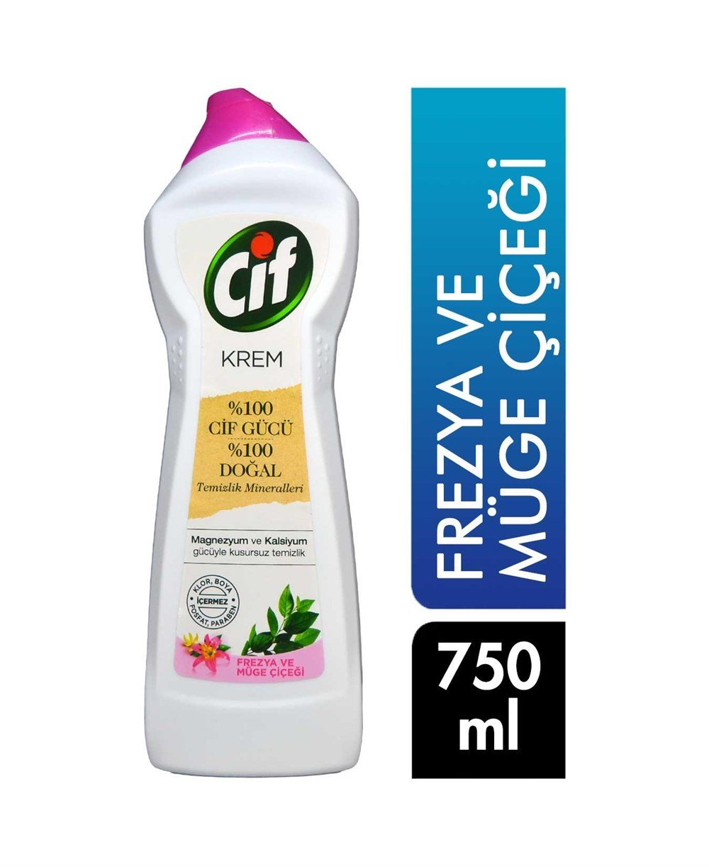 Cif Krem Temizleyici 750 ml Müge Çiçeği Ve Frezya