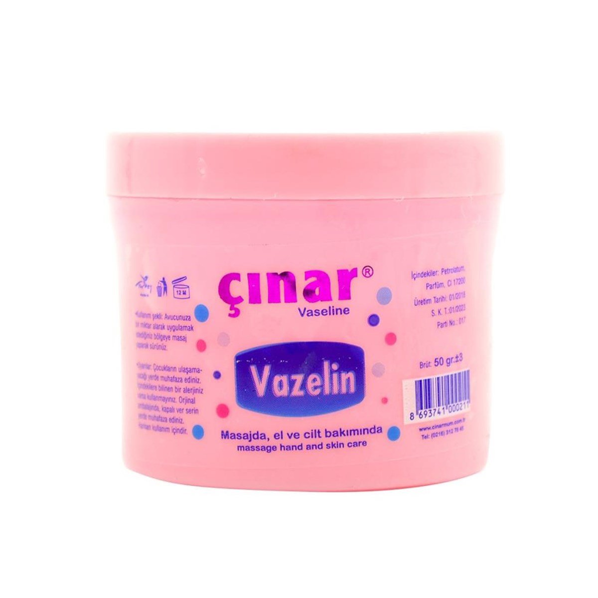 Çınar Vazelin 50 Gr